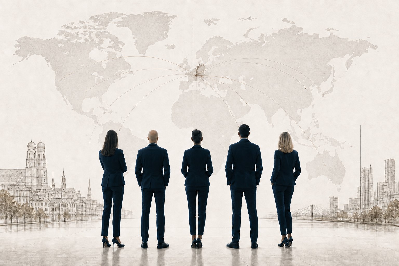 Five-person TFA expert team with Munich as the hub of an international multidisciplinary network